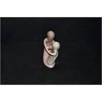Amor sinuoso scultura lavorata interamente a mano da artisti kenioty. in pietra steatite o saponaria.