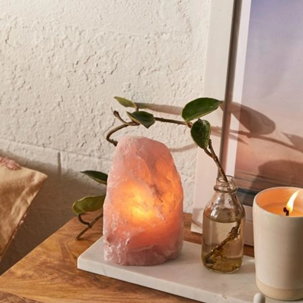 Lampada di Quarzo Rosa