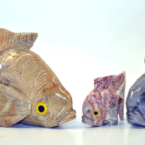 Pesce pietra cm.3