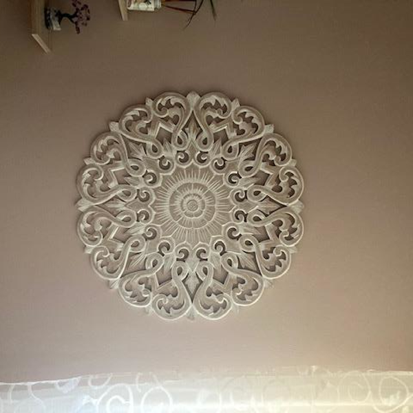 mandala tondo fiore