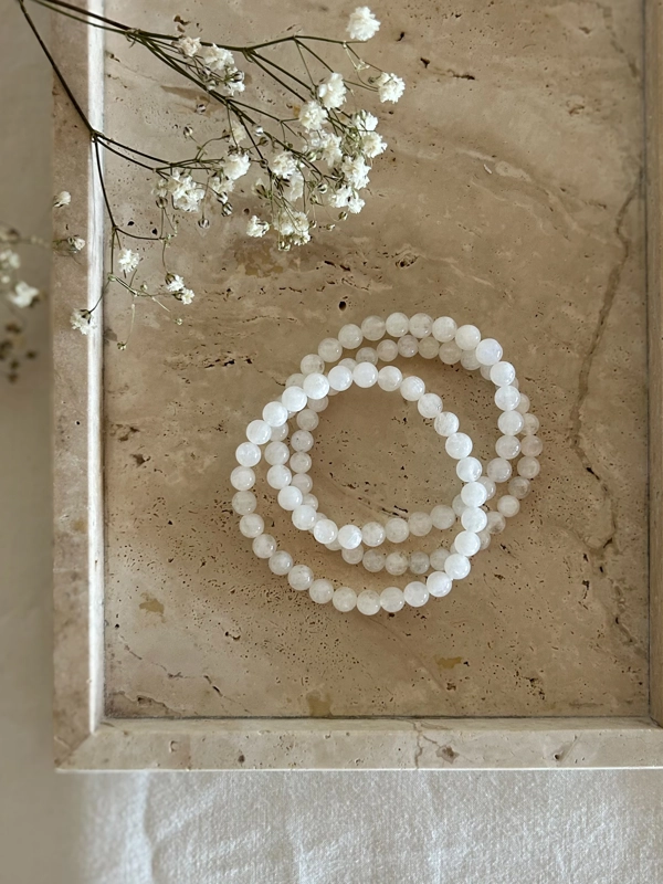 bracciale elastico - Pietra di Luna