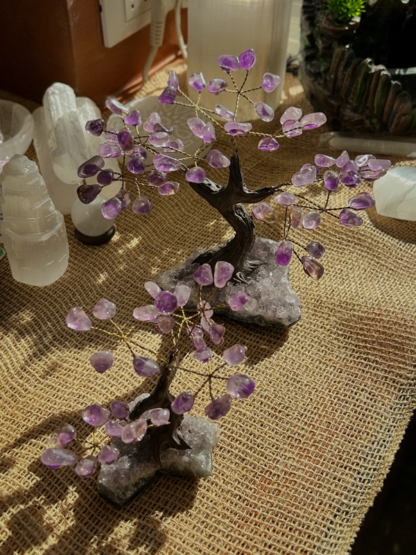 bonsai fatto a mano in Ametista