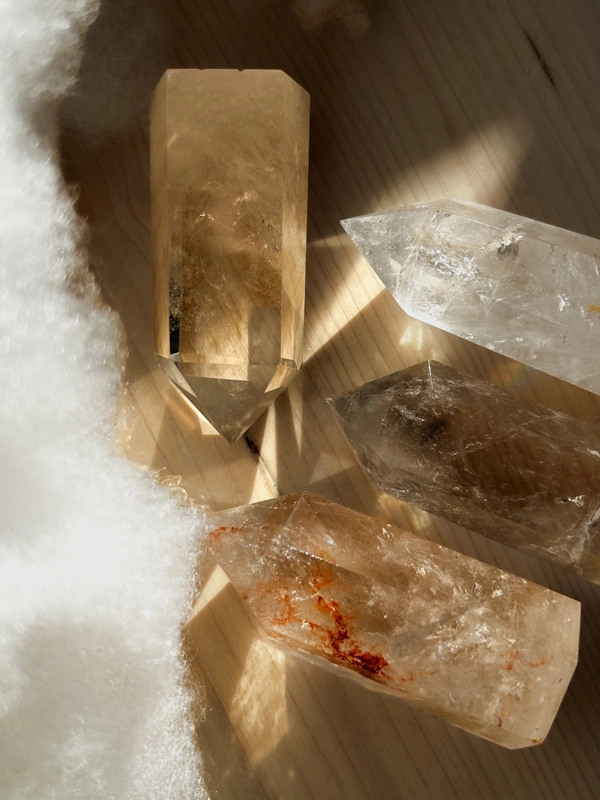 Punte in Quarzo Ialino