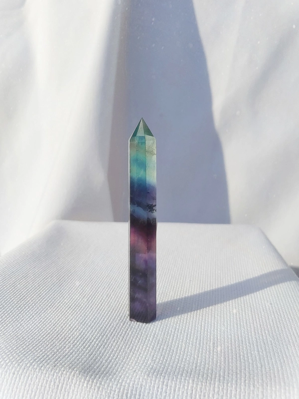 Punta in Fluorite Arcobaleno