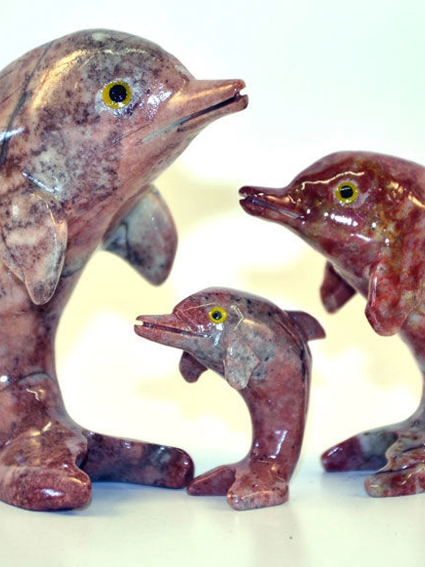 Delfino pietra cm. 5