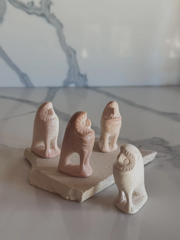 Gufetto in pietra steatite