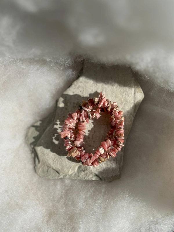 bracciale chips - Rodocrosite