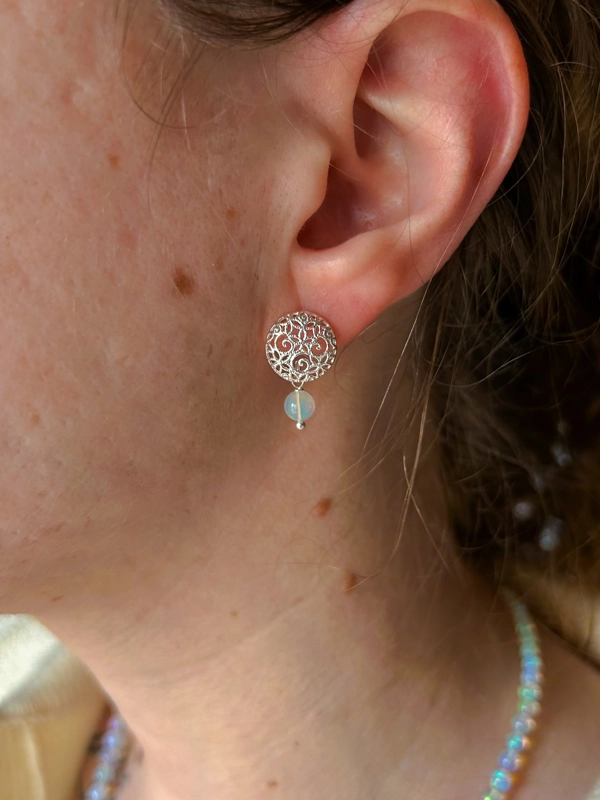 orecchini mandala Opale