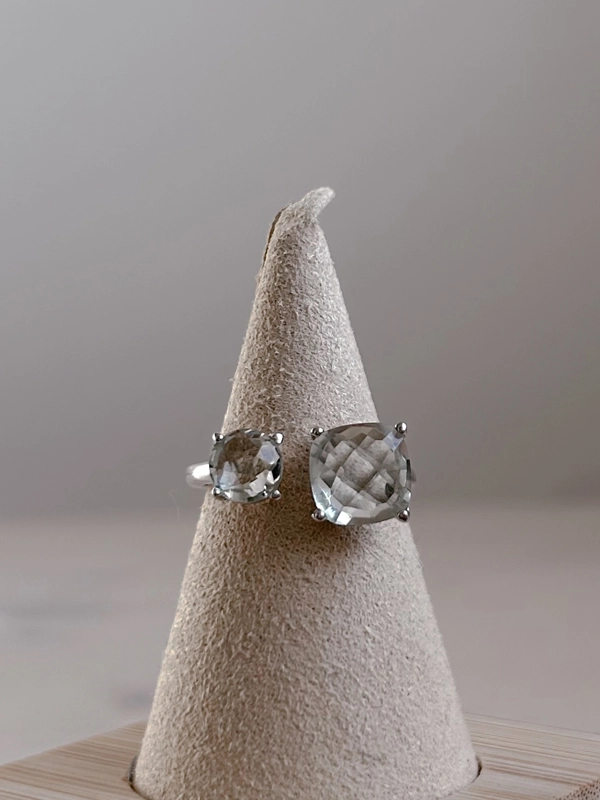 anello Dreamy big - Prasiolite