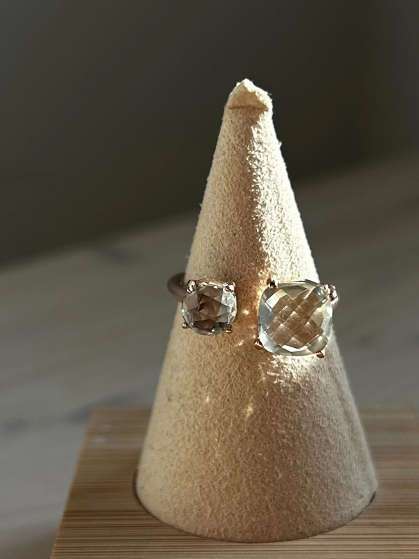 anello Dreamy big - Prasiolite