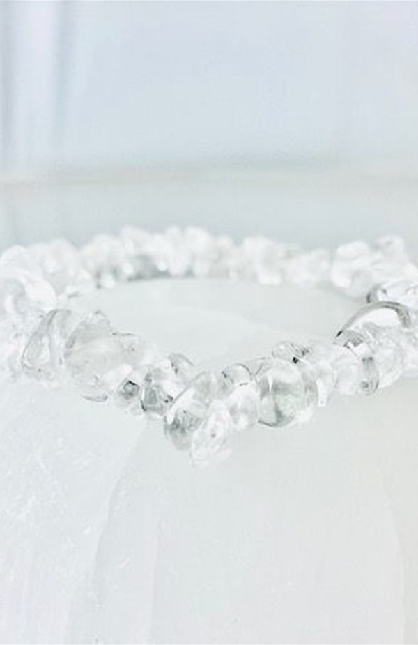 Bracciale chips Cristallo di Rocca