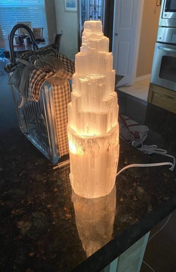 Lampada Selenite grande