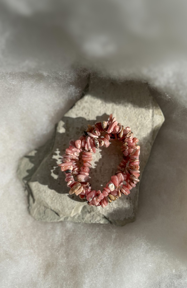 bracciale chips - Rodocrosite
