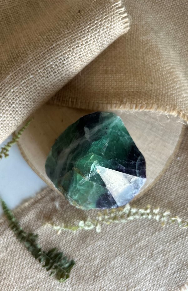 punta in Fluorite Arcobaleno