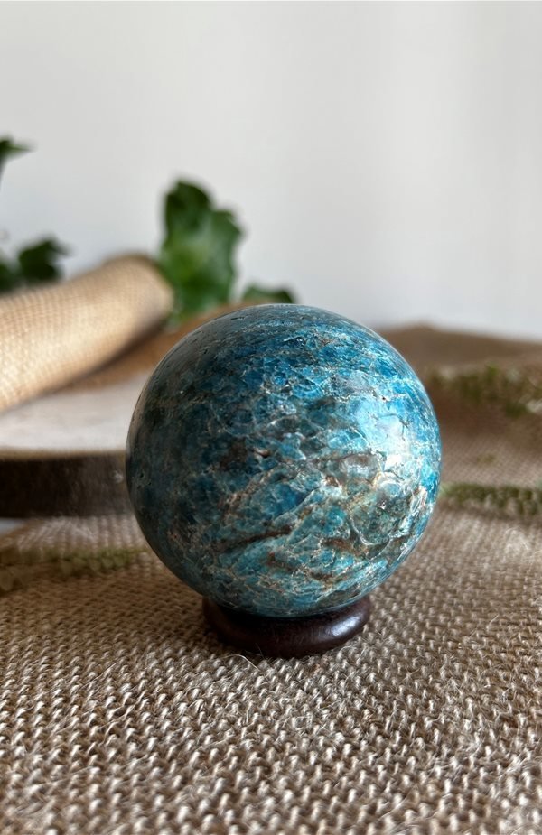 sfera in Apatite blu