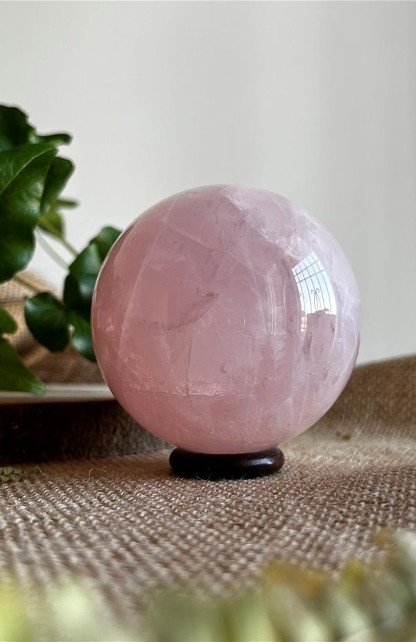 sfera in Quarzo Rosa