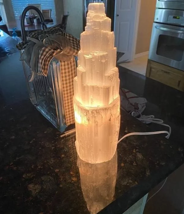 Lampada Selenite grande