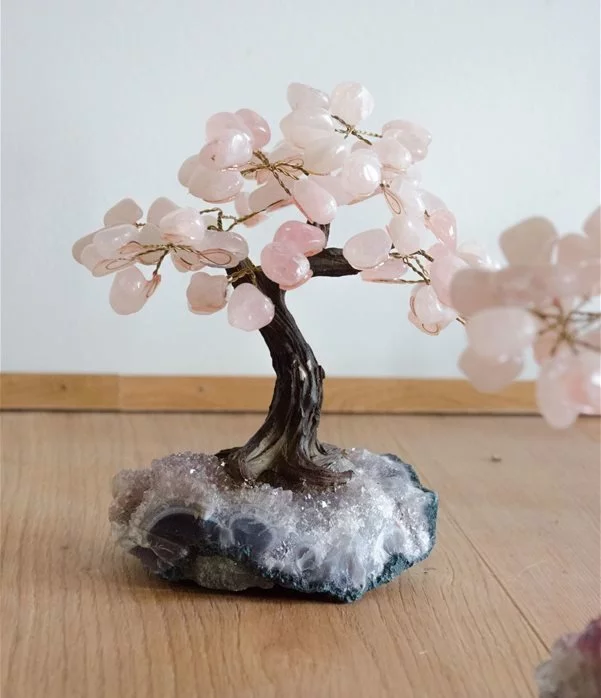 bonsai quarzo rosa