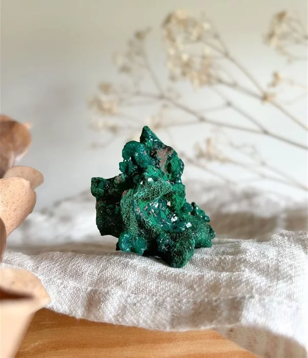 Malachite con Dioptasio
