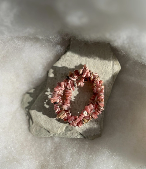 bracciale chips - Rodocrosite