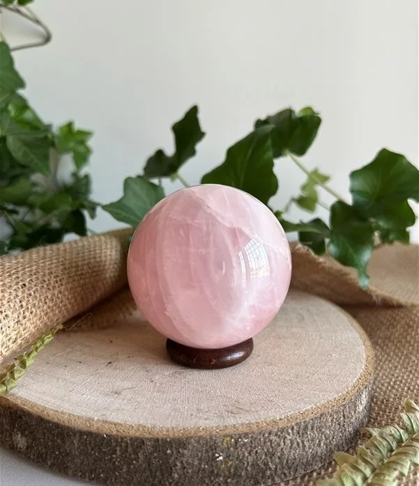 sfera in Quarzo Rosa