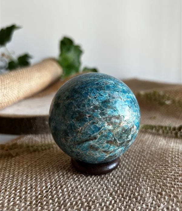 sfera in Apatite blu