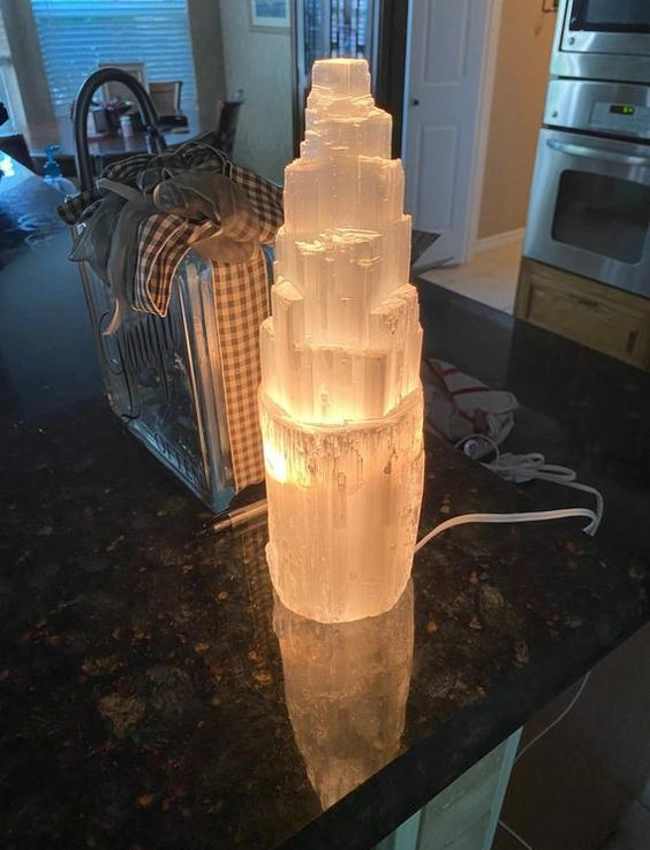Lampada Selenite grande