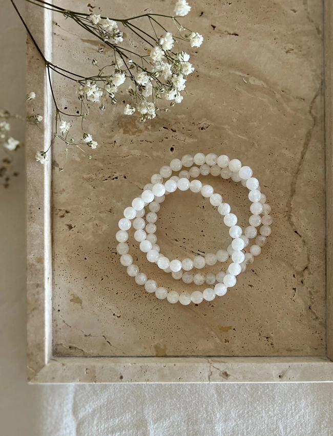 bracciale elastico - Pietra di Luna