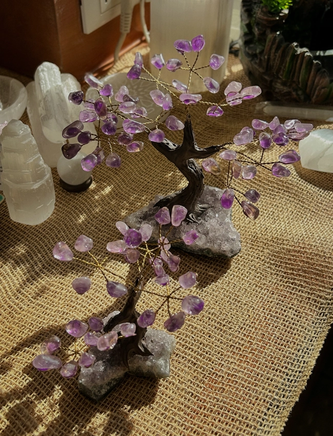bonsai fatto a mano in Ametista