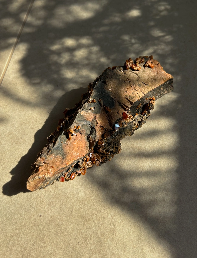 Vanadinite grezza