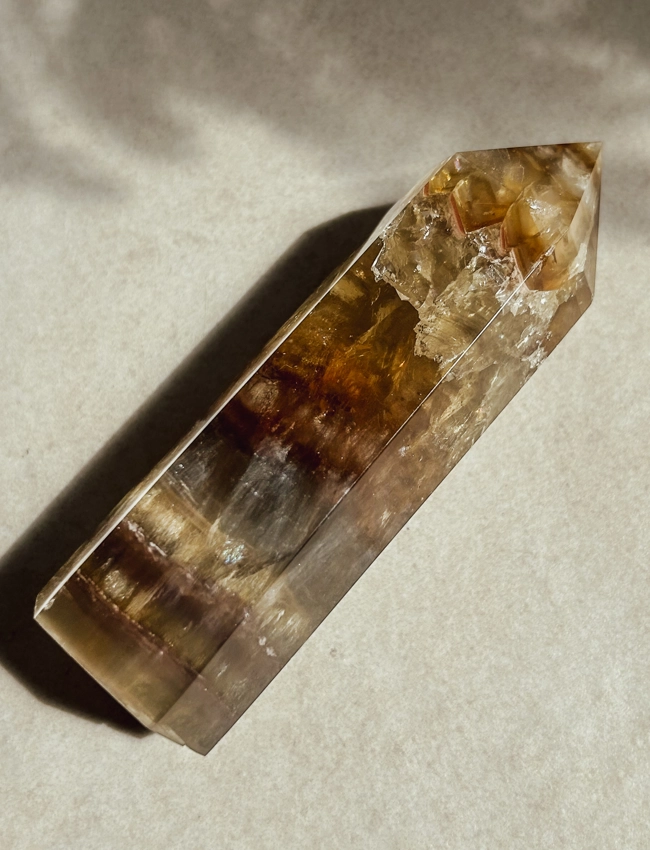 obelisco di Fluorite Arcobaleno