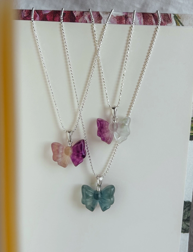 collana Fiocco di Fluorite