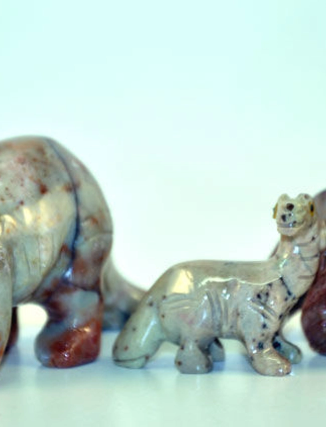 Dinosauro pietra cm. 3