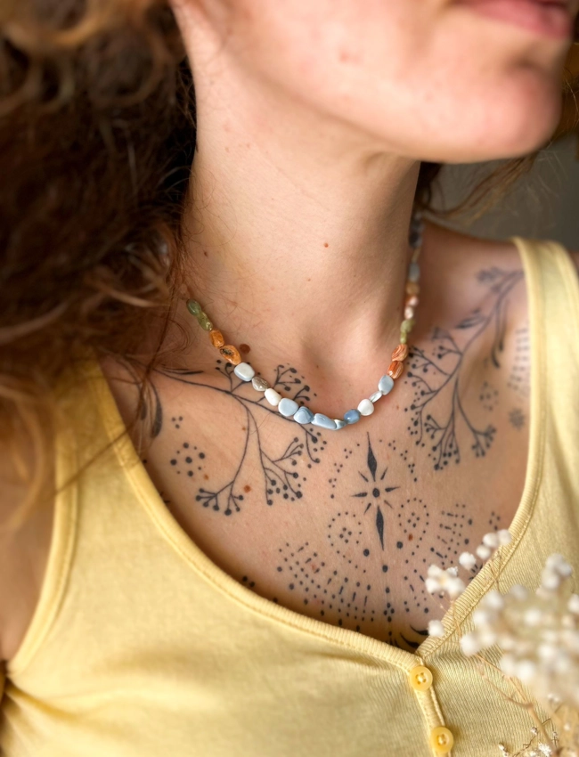 collana Starlight - Opale Peruviano