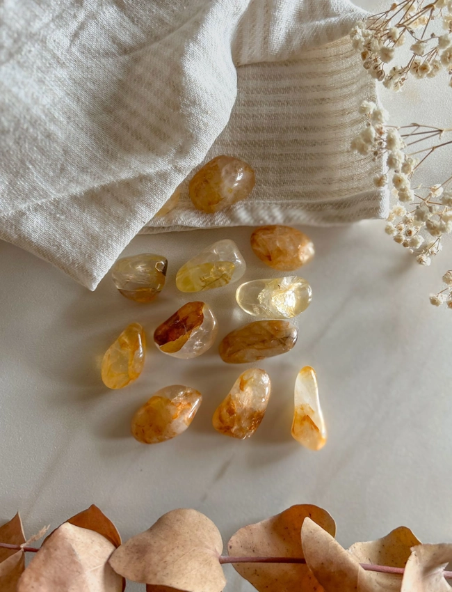 pietra burattata - quarzo golden healer