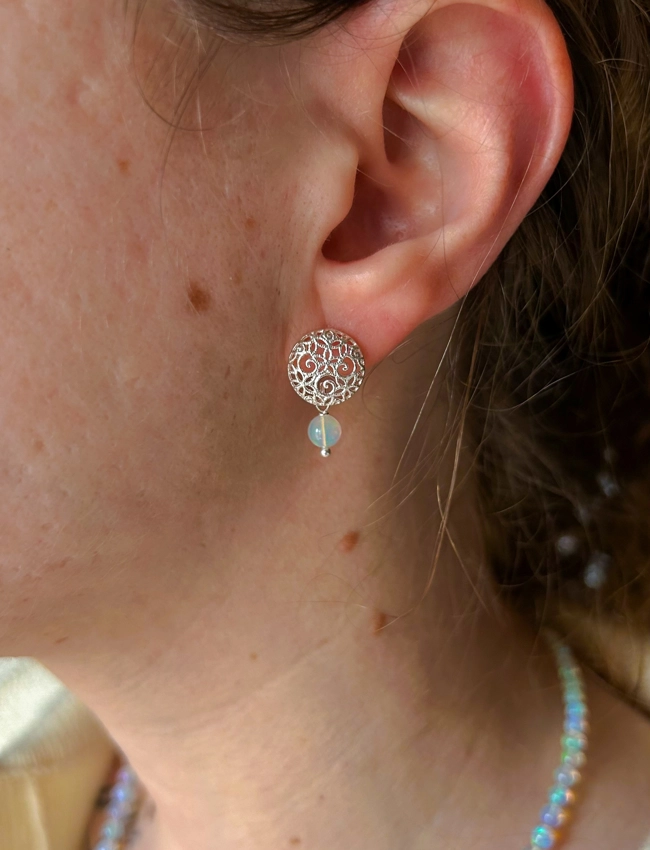 orecchini mandala Opale