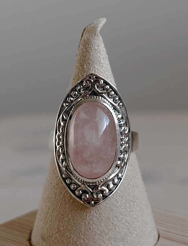 anello Quarzo Rosa