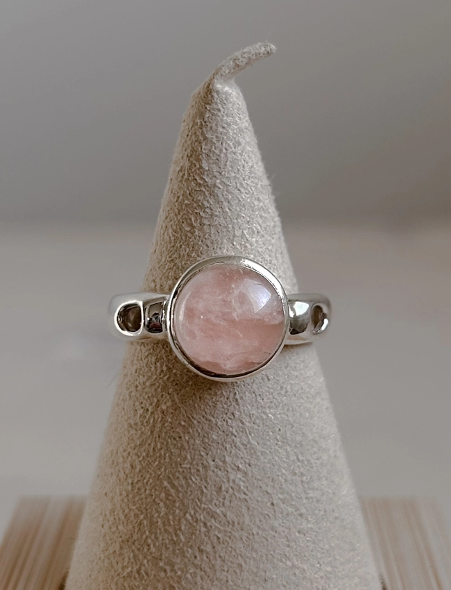 anello Quarzo Rosa
