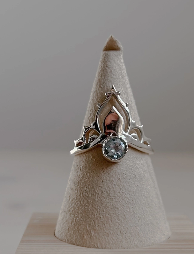 anello Acquamarina