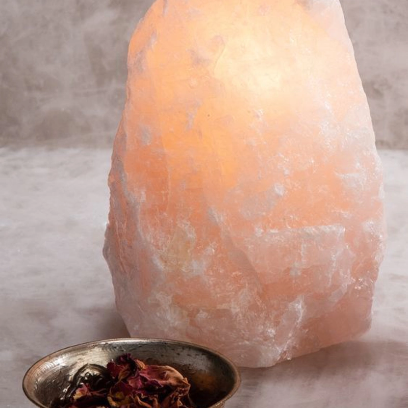 Lampada di Quarzo Rosa
