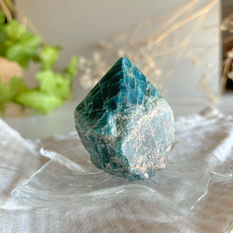 punta in Apatite blu