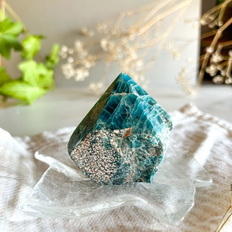 punta in Apatite blu