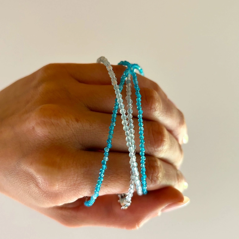 girocollo Clelia - Apatite Blu
