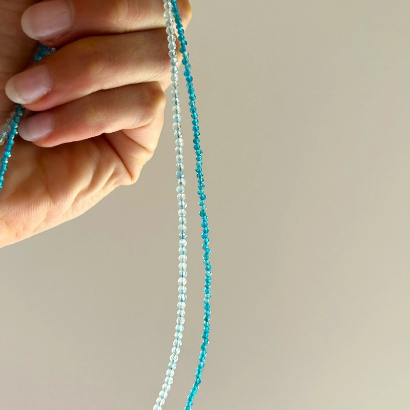 girocollo Clelia - Apatite Blu