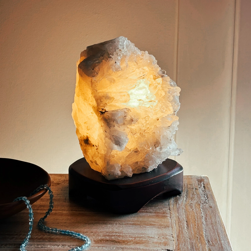 lampada in Quarzo Ialino