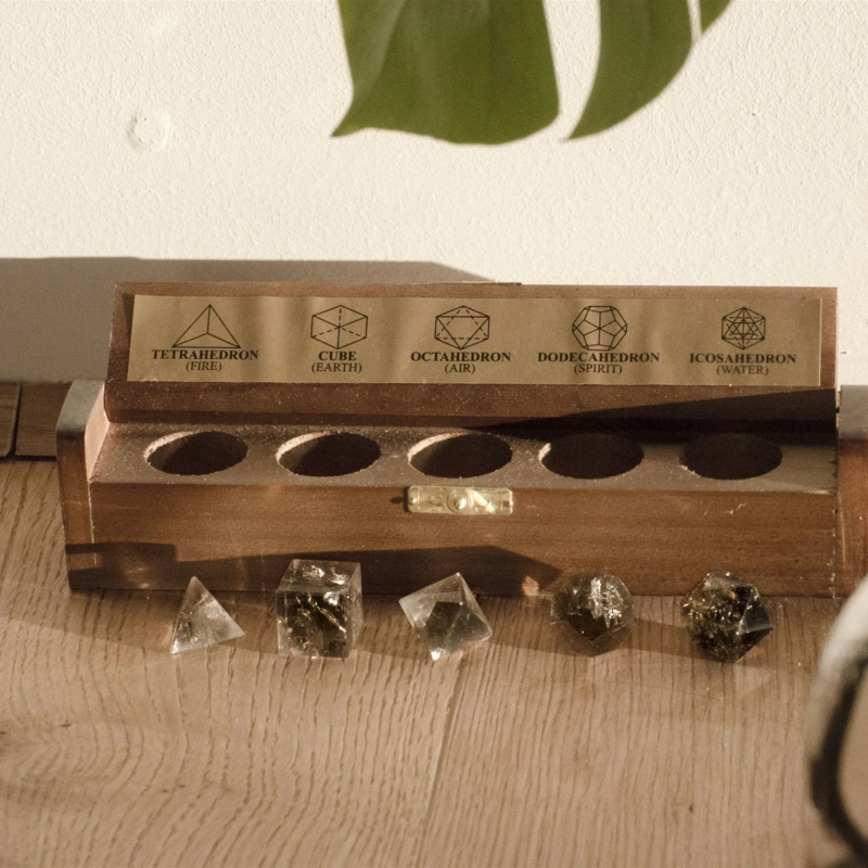 prismi in quarzo fumè