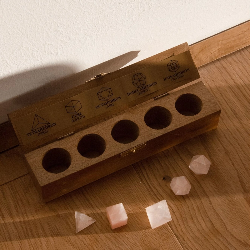 prismi in quarzo rosa