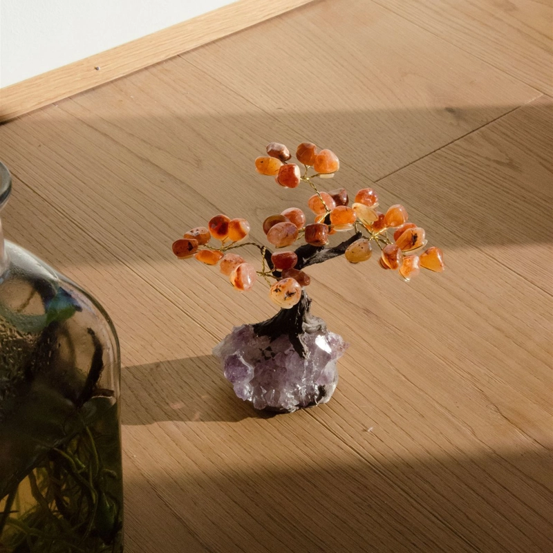 bonsai fatto a mano in Agata Corniola