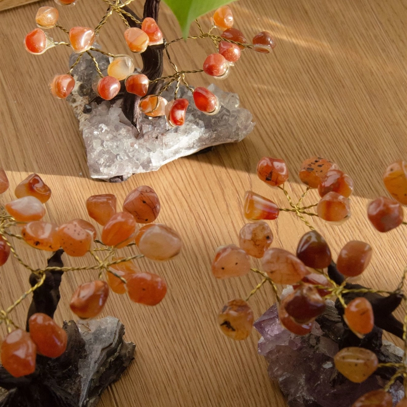 bonsai fatto a mano in Agata Corniola