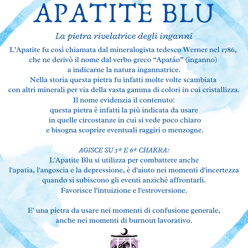 bracciale Elisa - Apatite Blu